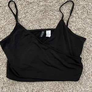 Black H&M Crop Tank Top Size M
